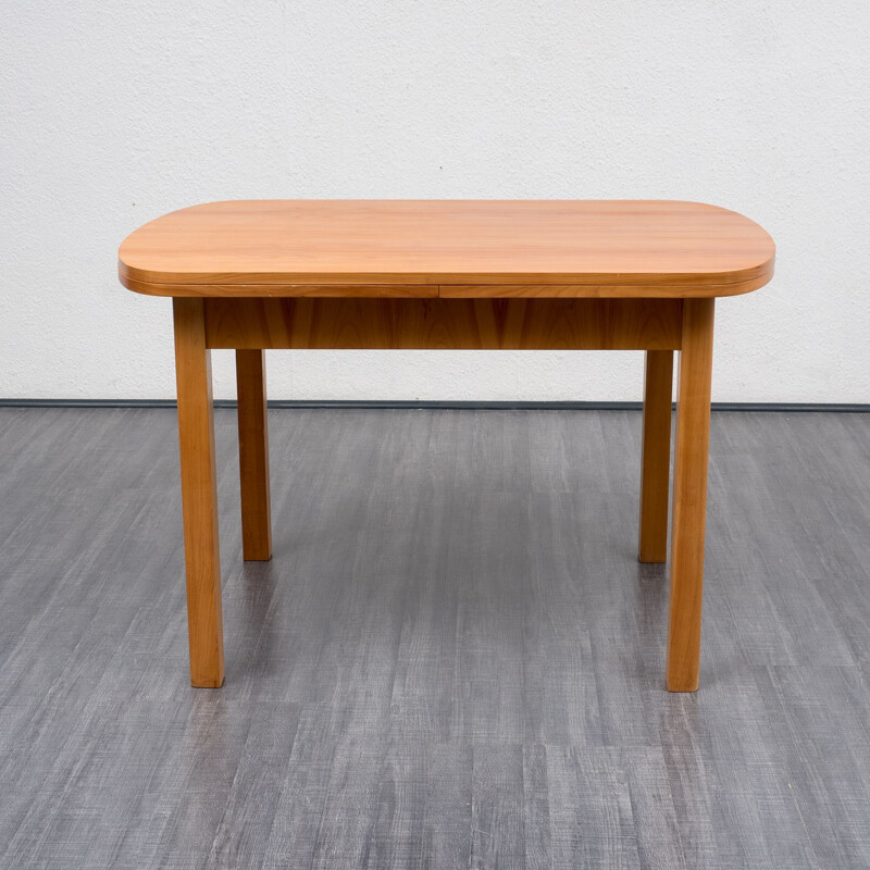 Cherry wood dining table - 1950s