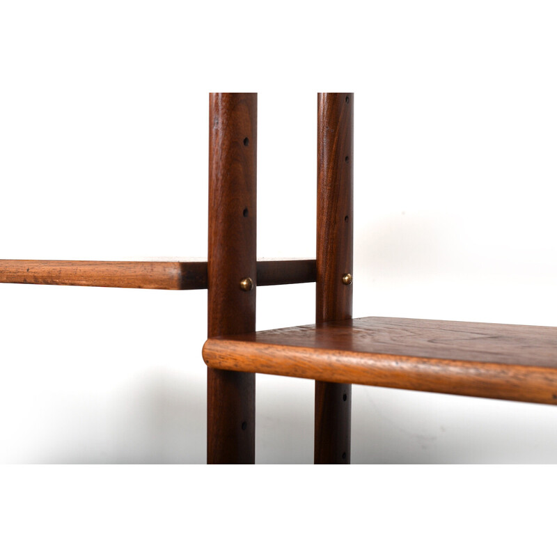 Vintage freestanding bookcase in teak by Kurt Østervig, Denmark 1960s