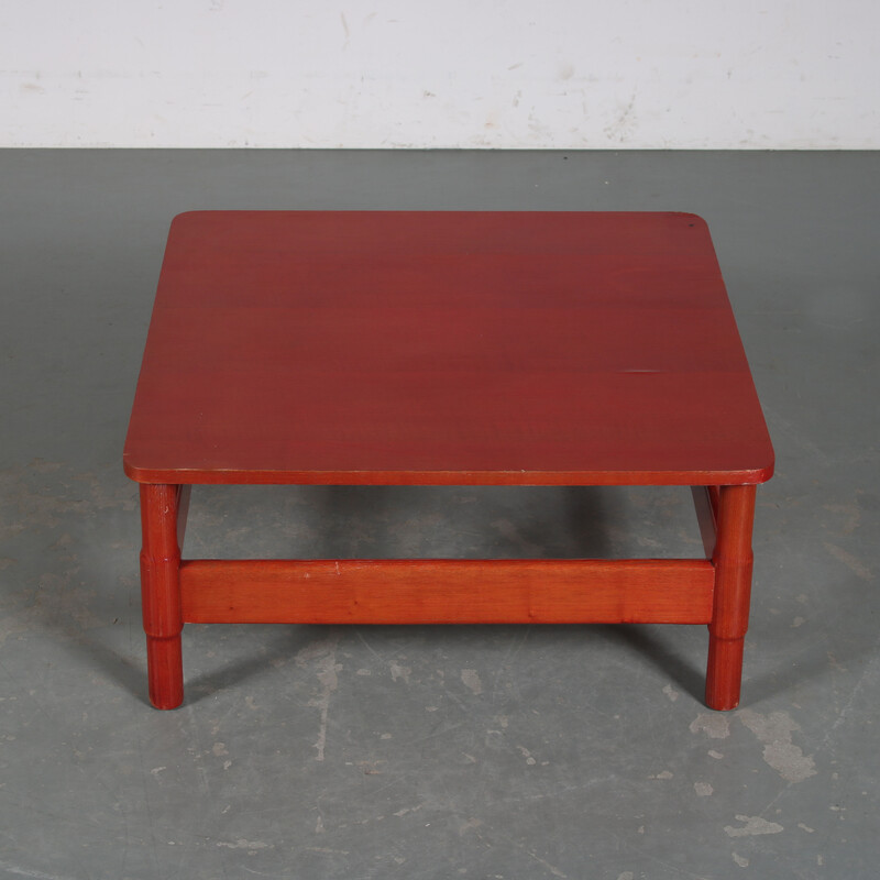 Vintage "Carimate" coffee table by Vico Magistretti for Cassina, Italy 1960s