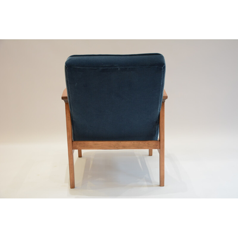 Soviet design armchair in blue - 1960s