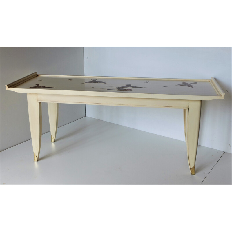 Vintage coffee table by Maurice Jallot, 1940