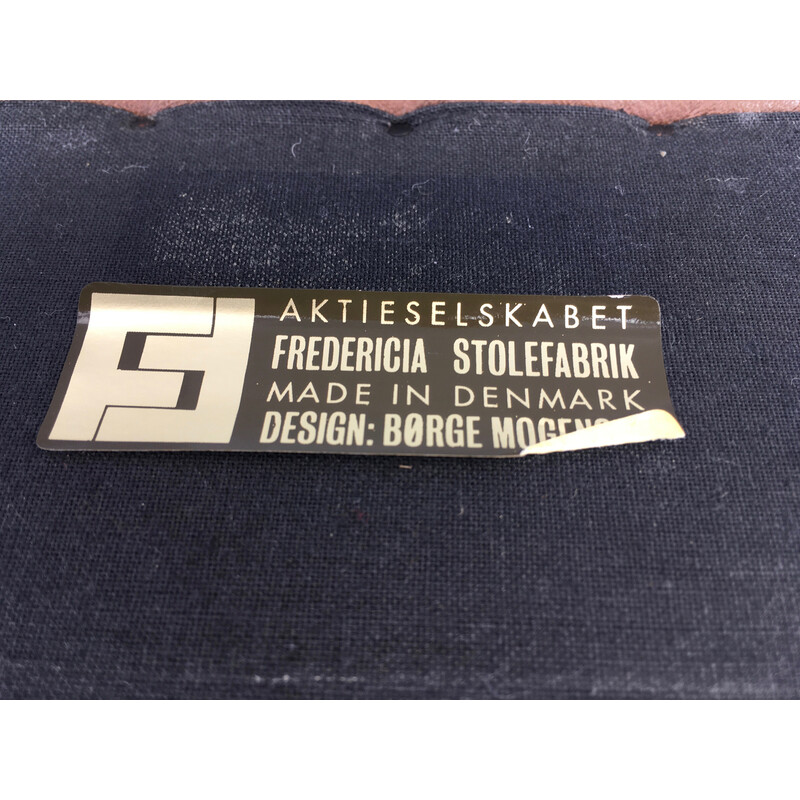 Vintage-Ledersofa von Borge Mogensen