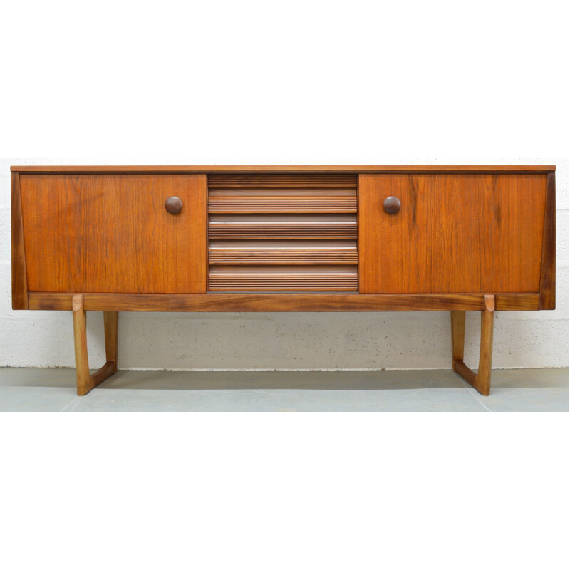 Mid-Century Elliots of Newbury Teak Sideboard - 1960s