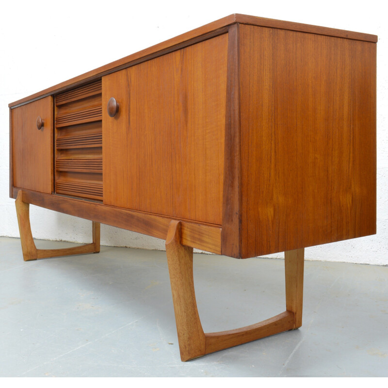 Mid-Century Elliots of Newbury Teak Sideboard - 1960s