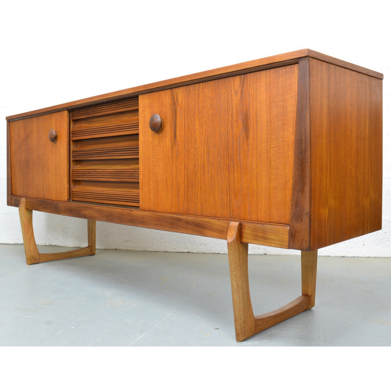 Mid-Century Elliots of Newbury Teak Sideboard - 1960s