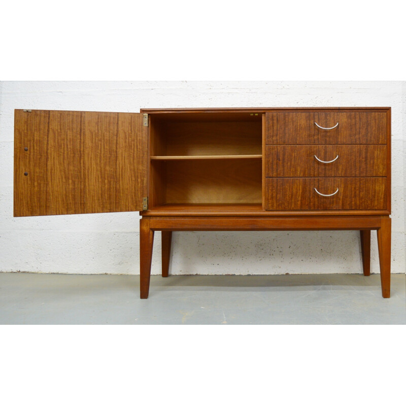 Mid-Century Teak and Indian Laurel Sideboard, Gordon RUSSELL - 1960s