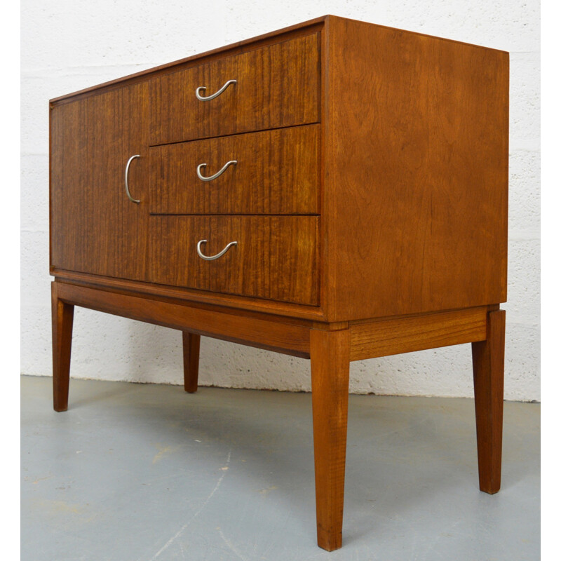 Mid-Century Teak and Indian Laurel Sideboard, Gordon RUSSELL - 1960s