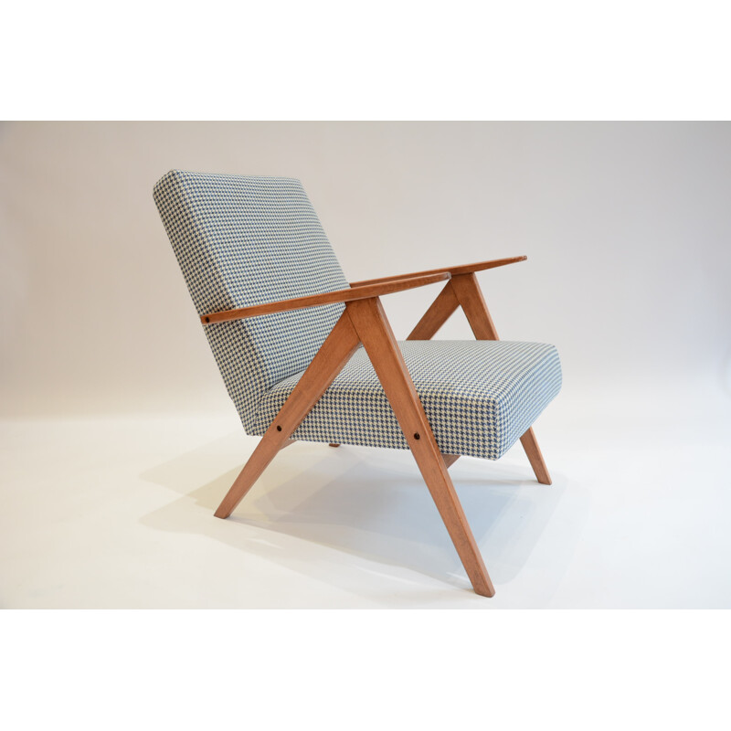 Kompas "B 310 Var" armchair in wood - 1970s