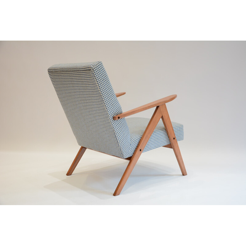 Kompas "B 310 Var" armchair in wood - 1970s