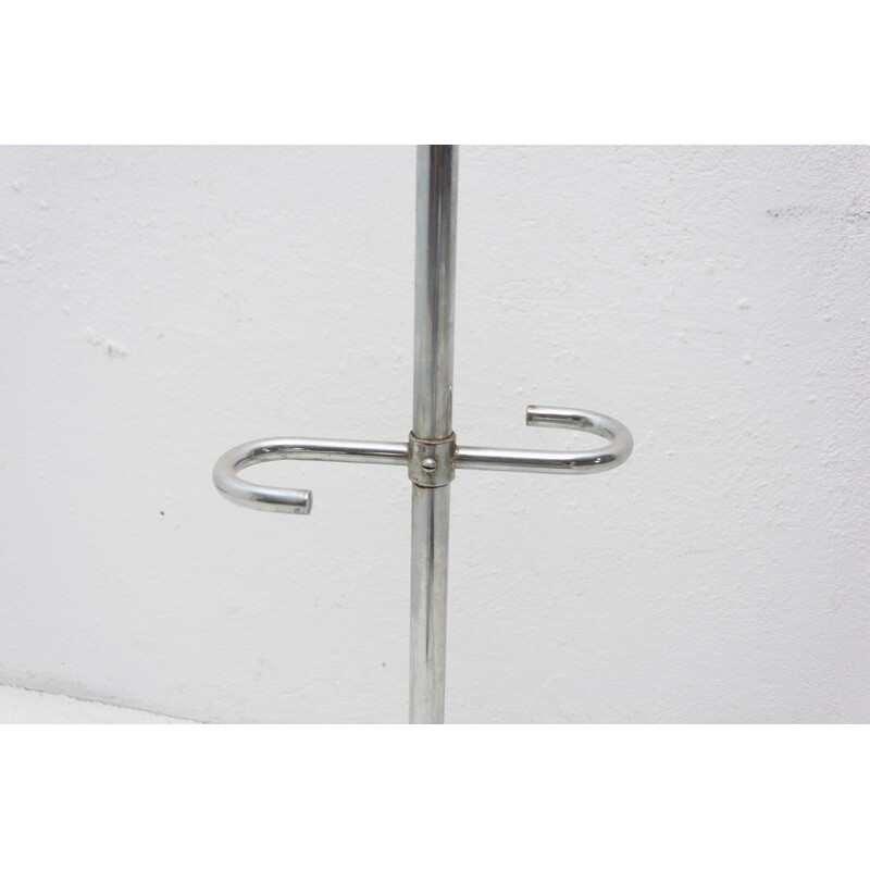 Vintage Bauhaus chrome coat rack, 1930s