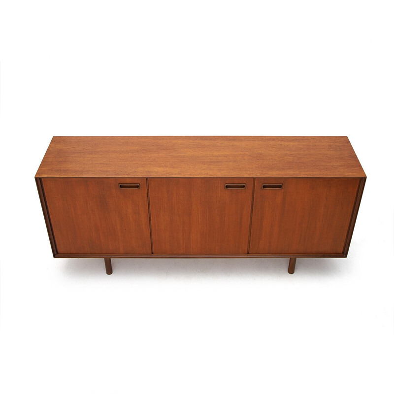 Vintage sideboard with 3 storage compartments and drawers, 1950s