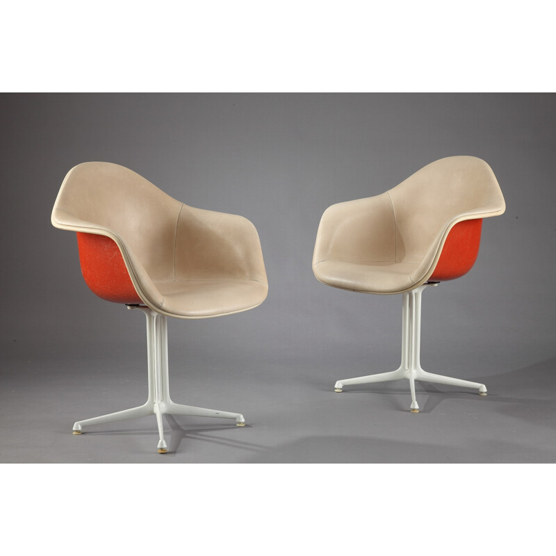 Pair of Herman Miller "La Fonda" chairs, Charles & Ray EAMES - 1960s