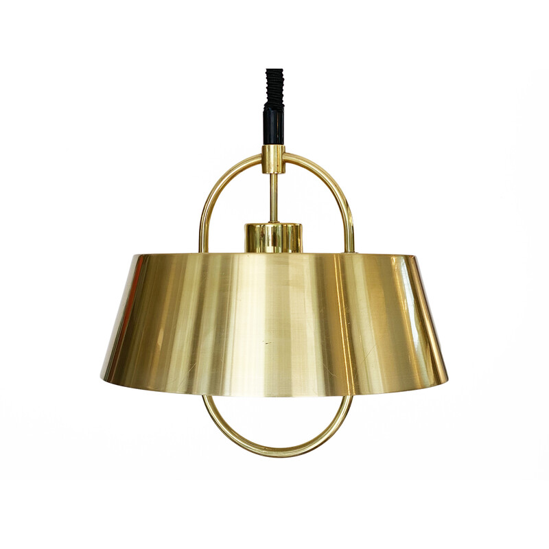 Vintage pendant lamp "Hercules" by Jo Hammerborg for Fog and Mørup, Denmark 1970s