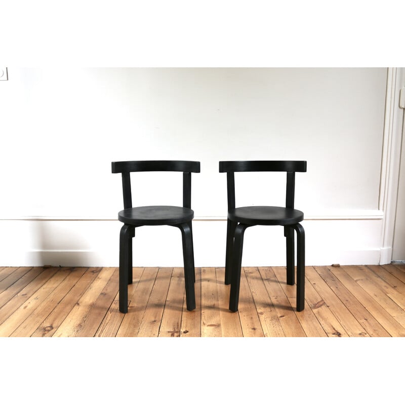 Pair of Scandinavian vintage chairs by Alvar Aalto, 1950