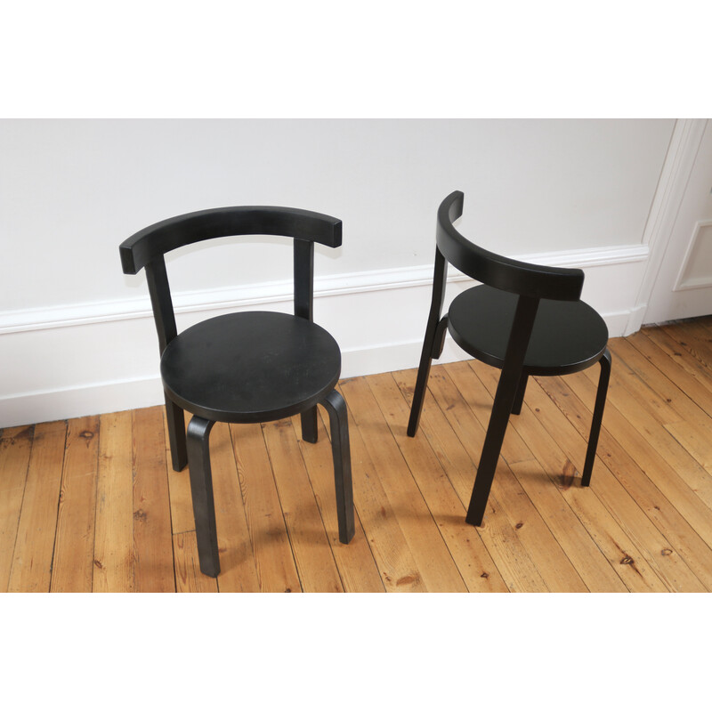 Ein Paar skandinavischer Vintage-Stühle von Alvar Aalto, 1950