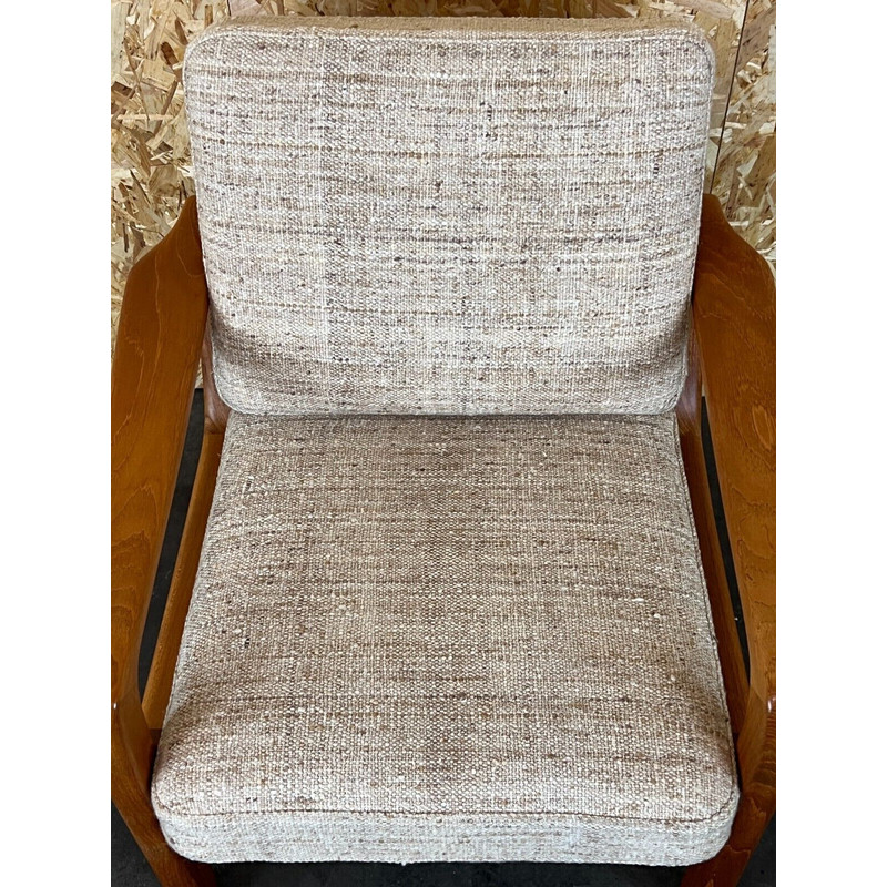 Vintage teakhouten fauteuil van Juul Kristensen, Denemarken 1960-1970