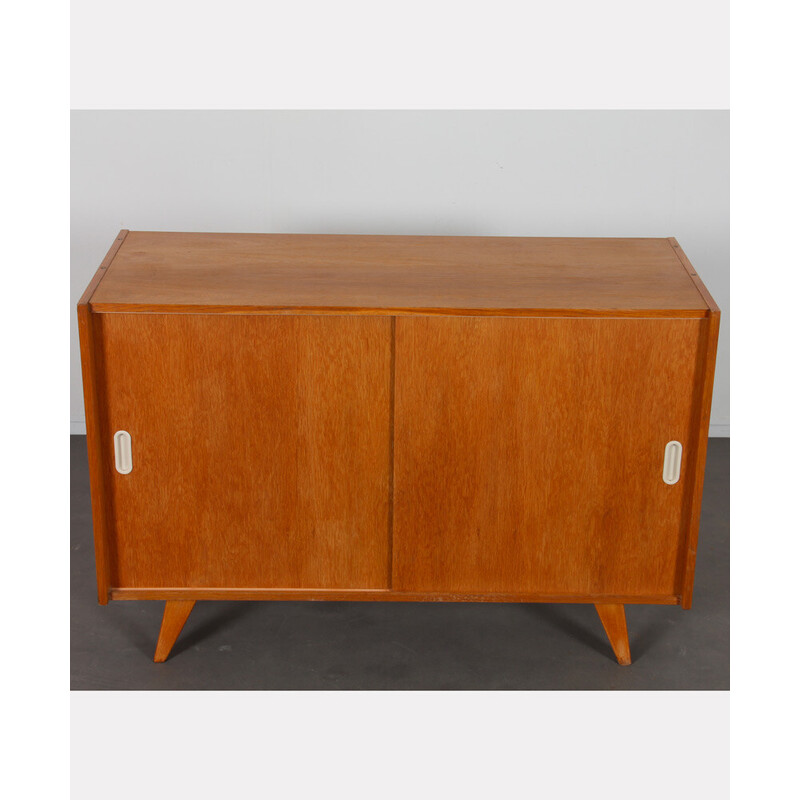 Vintage oakwood chest of drawers model U-452 by Jiroutek for Interier Praha, 1960