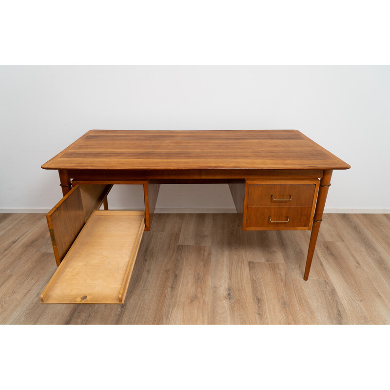 Zakenman methaan Knuppel Vintage houten bureau