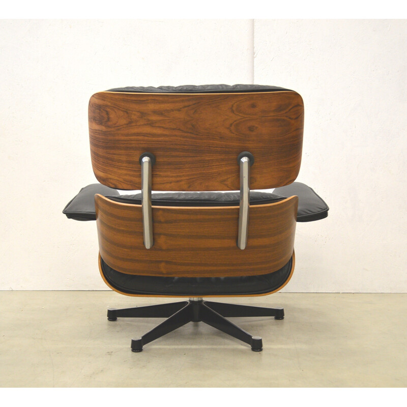 Fauteuil "Lounge" Herman Miller palissandre, Charles & Ray EAMES - 1960