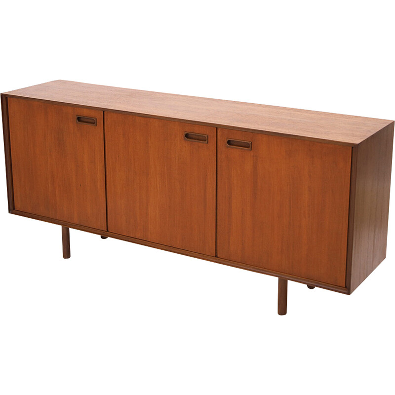 Vintage sideboard with 3 storage compartments and drawers, 1950s