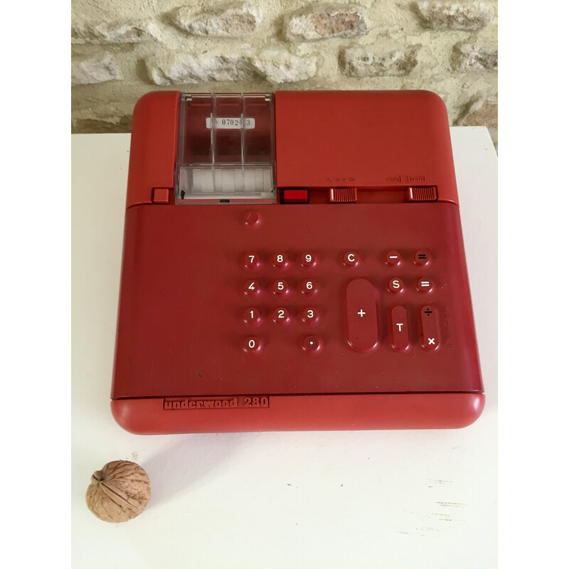 Calculadora vintage Divisumma 28 de Mario Bellini, 1972