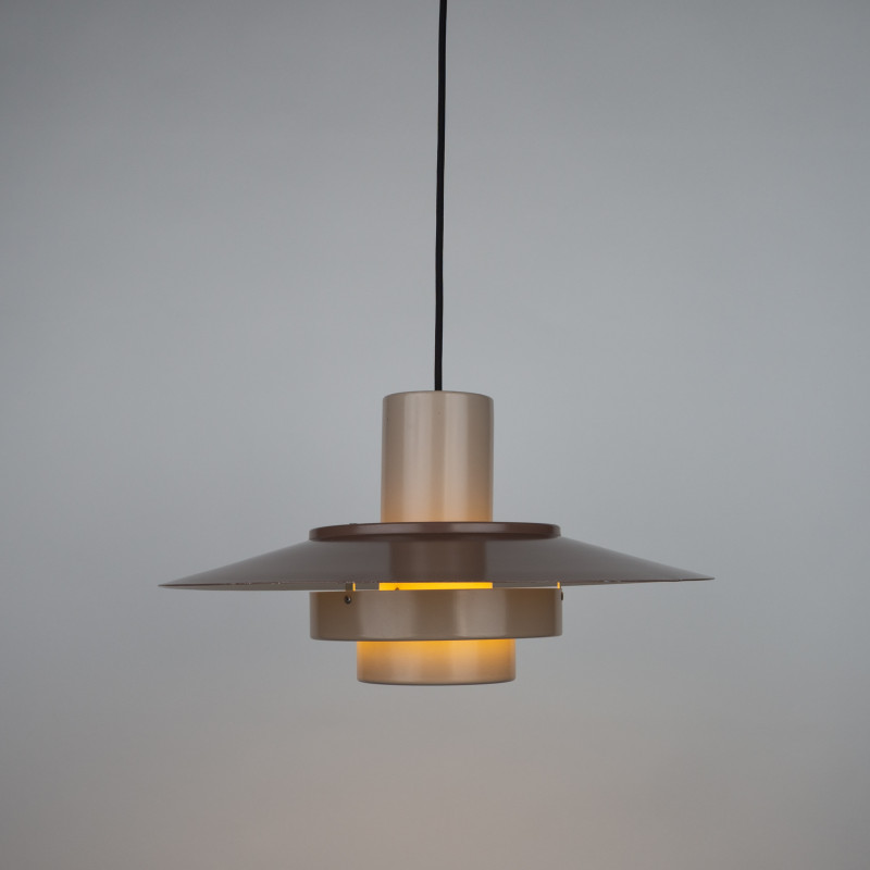 Danish vintage pendant lamp Falcon by Andreas Hansen for Fog og Morup, 1969