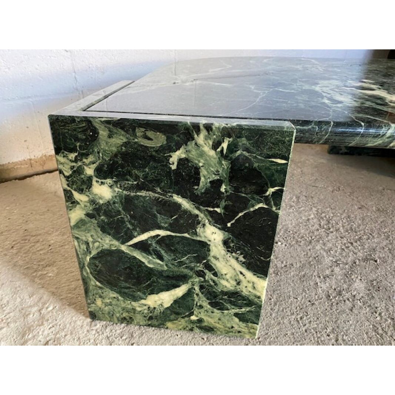Table basse vintage en marbre de chez Roche Bobois, 1970