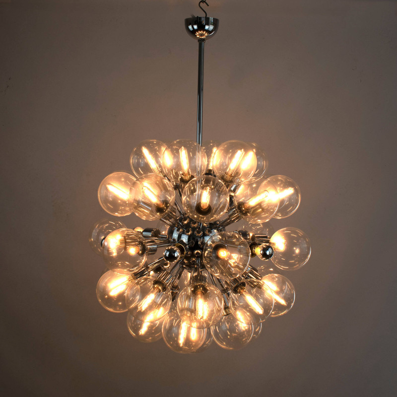 Vintage Sputnik chandelier by Motor Ishii for Staff, Germany 1970s