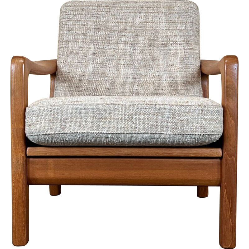 Vintage teak armchair by Juul Kristensen, Denmark 1960-1970s