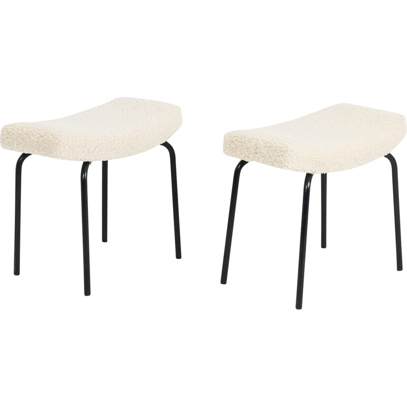 Pair of vintage stools by Pierre Guariche, 1960