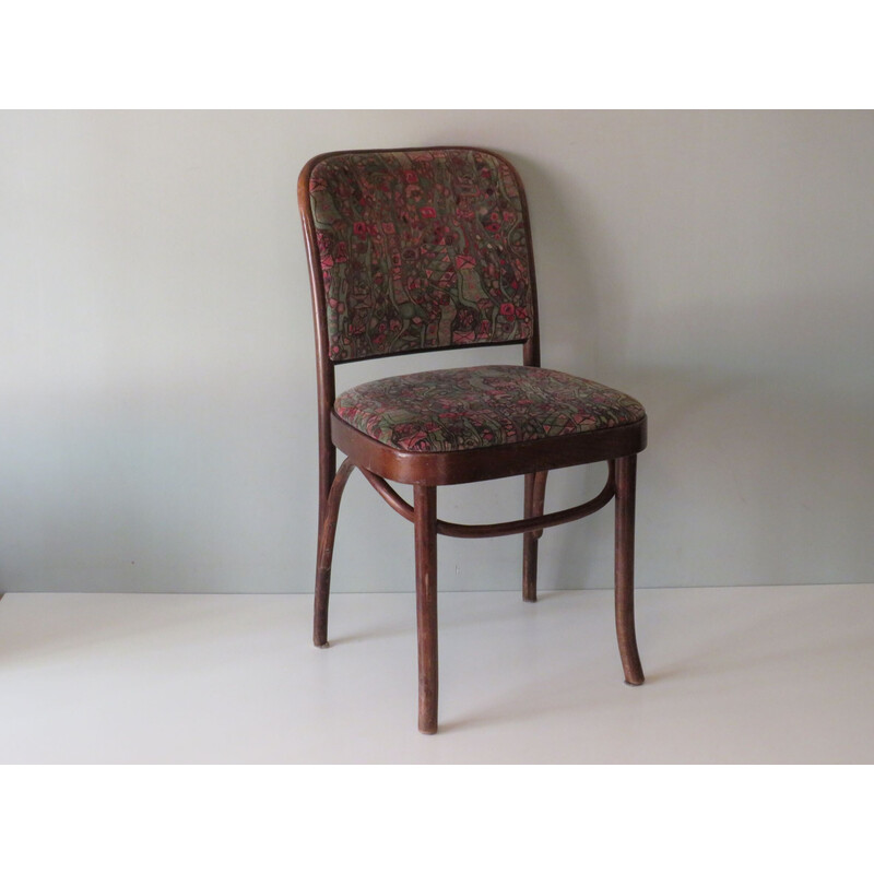 Conjunto de 4 cadeiras vintage modelo Praga n° 811 de Josef Hoffmann para Thonet