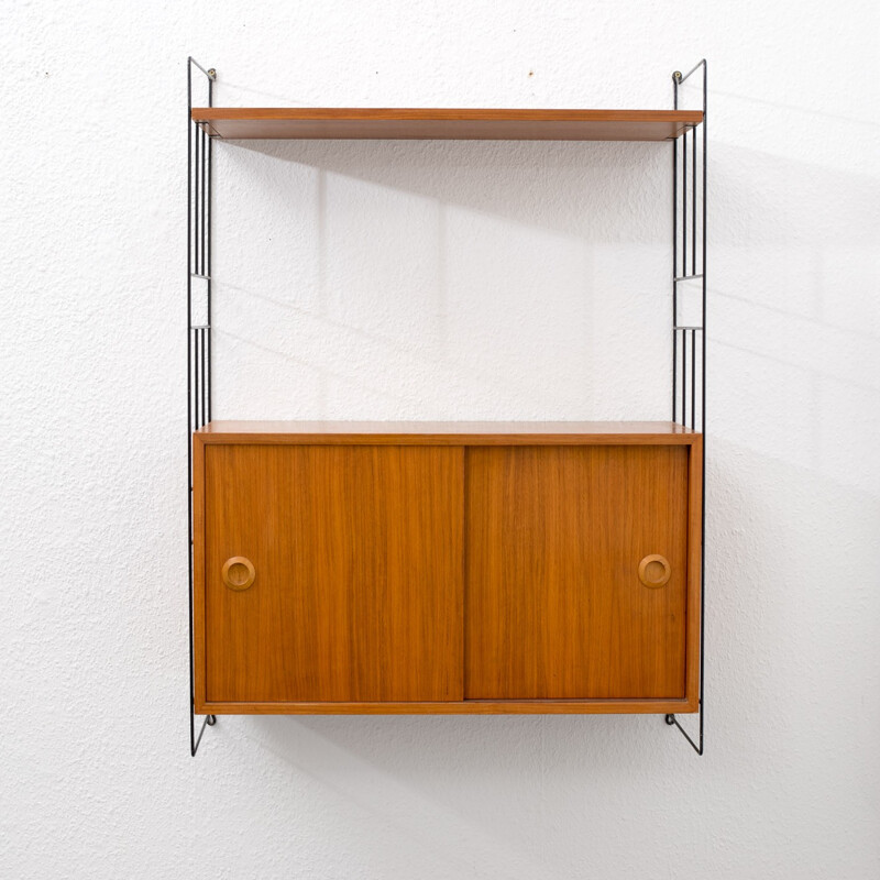 Wall cabinet "WHB" in walnut - 1960s