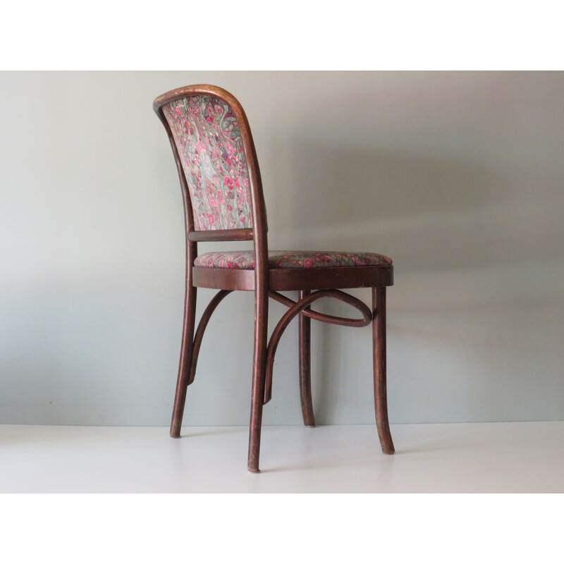 Set van 4 vintage stoelen model Prague n° 811 van Josef Hoffmann voor Thonet