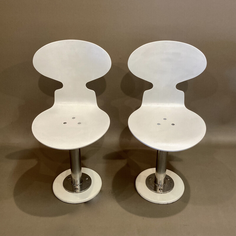 Paire de chaises vintage par Arne Jacobsen, 1960