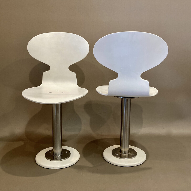 Pareja de sillas vintage de Arne Jacobsen, 1960