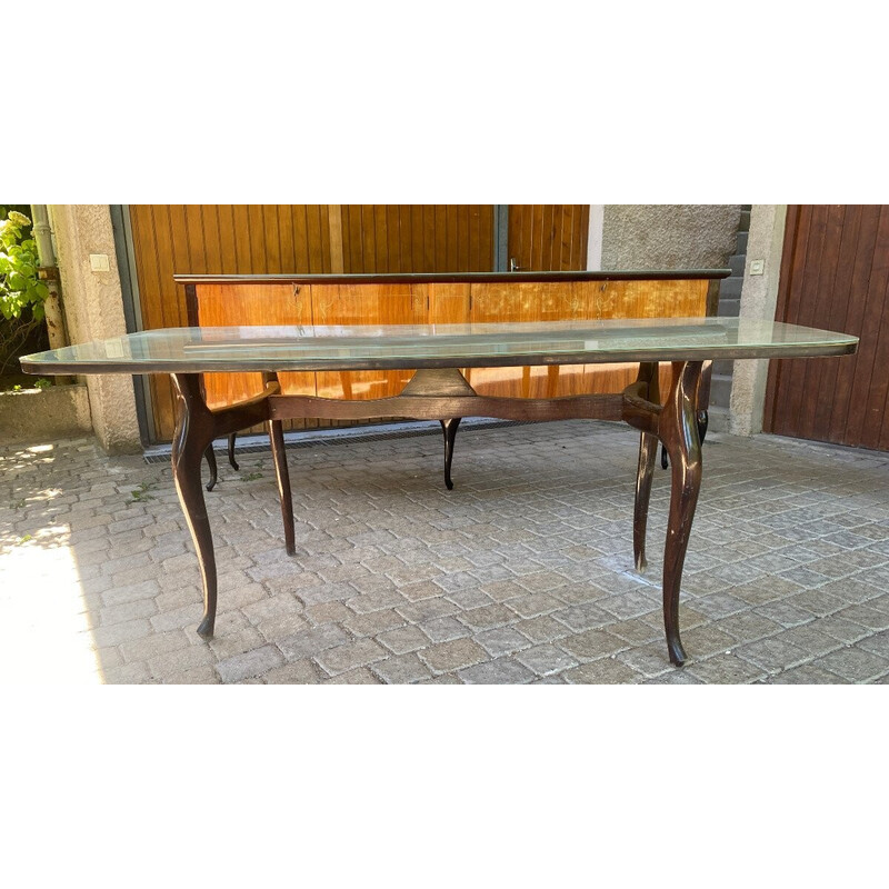 Juego de comedor italiano vintage de Melchior Bega, 1960