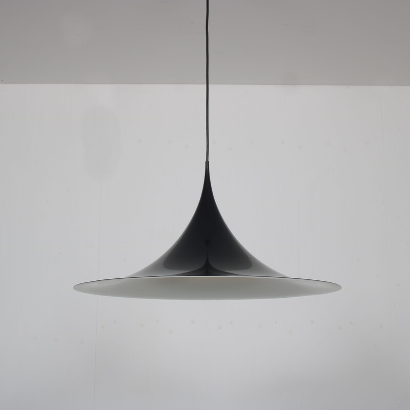 Lampada a sospensione vintage "Semi" di Claus Bonderup e Thorsten Thorup per Fog e Morup, Danimarca 1960