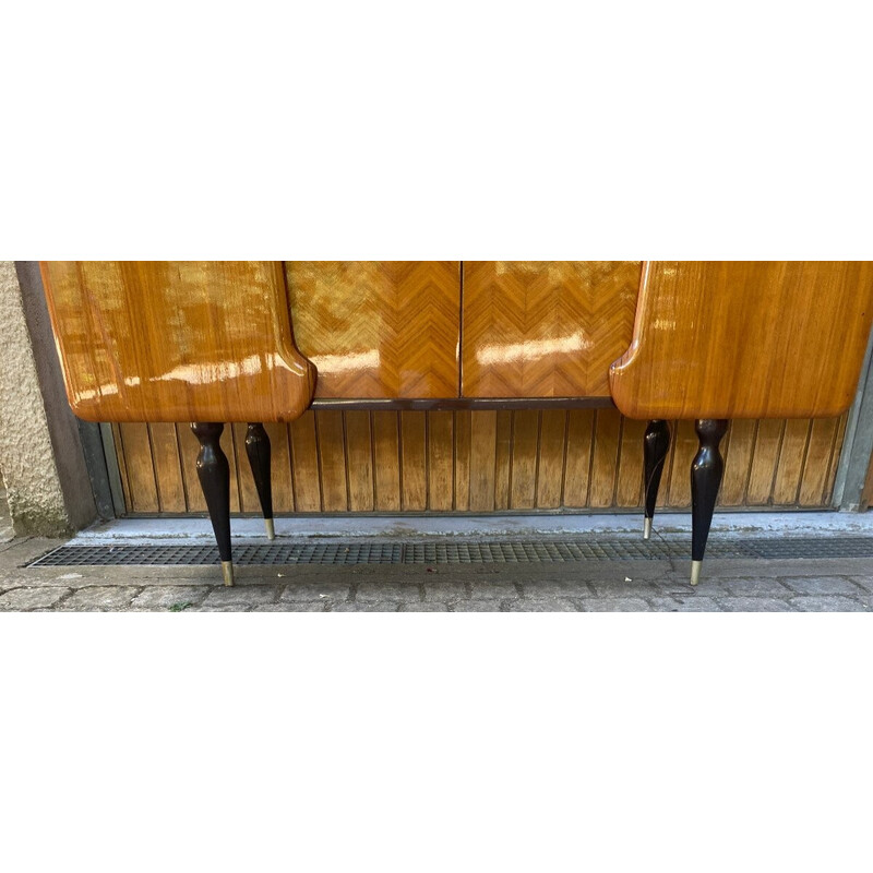 Vintage houten bar, Italië 1960