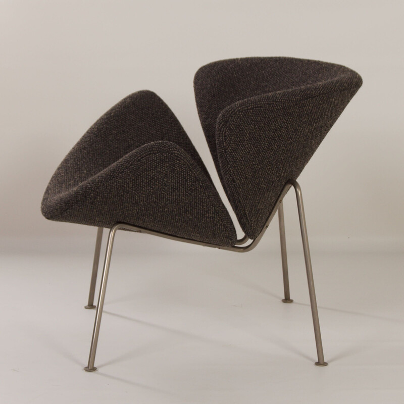 Vintage fauteuil in oranje slice van Pierre Paulin voor Artifort, 1960