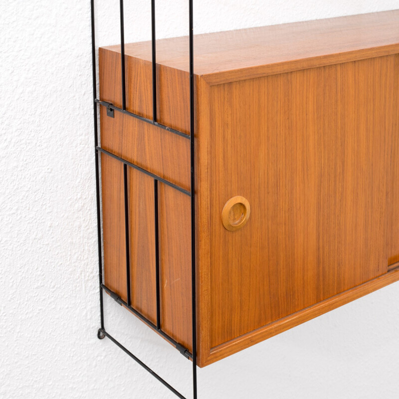 Wall cabinet "WHB" in walnut - 1960s