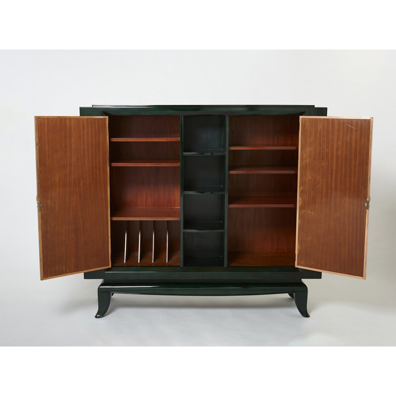 Vintage Art Deco lacquered cabinet by René Drouet and Pierre Adrien Ekman, 1938