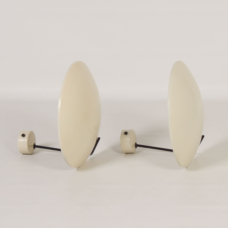 Pair of vintage wall lamps by Bruno Gatta for Stilnovo, 1960s