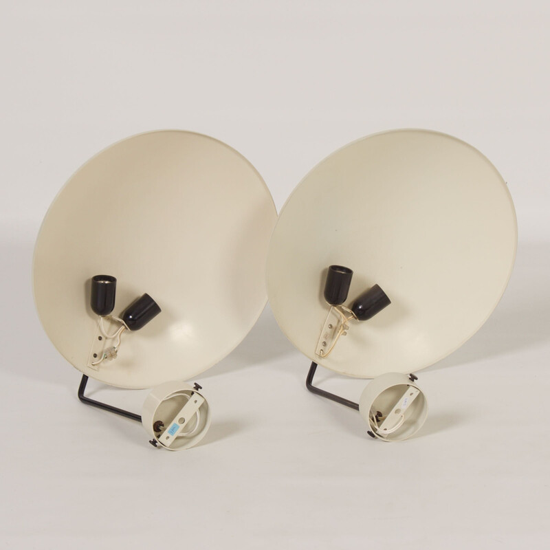 Pair of vintage wall lamps by Bruno Gatta for Stilnovo, 1960s