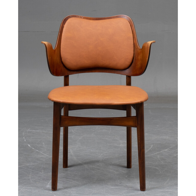 Vintage fauteuil model 107 van Hans Olsen voor Bramin, Denemarken 1960