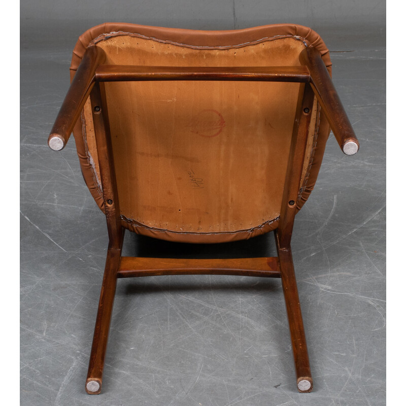 Vintage fauteuil model 107 van Hans Olsen voor Bramin, Denemarken 1960