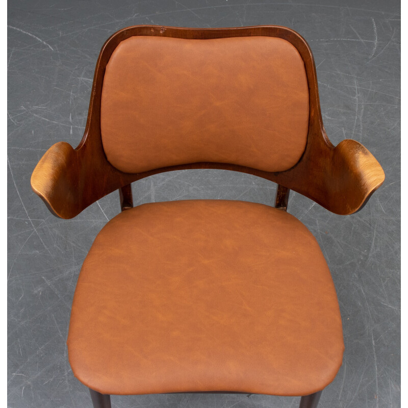 Vintage fauteuil model 107 van Hans Olsen voor Bramin, Denemarken 1960