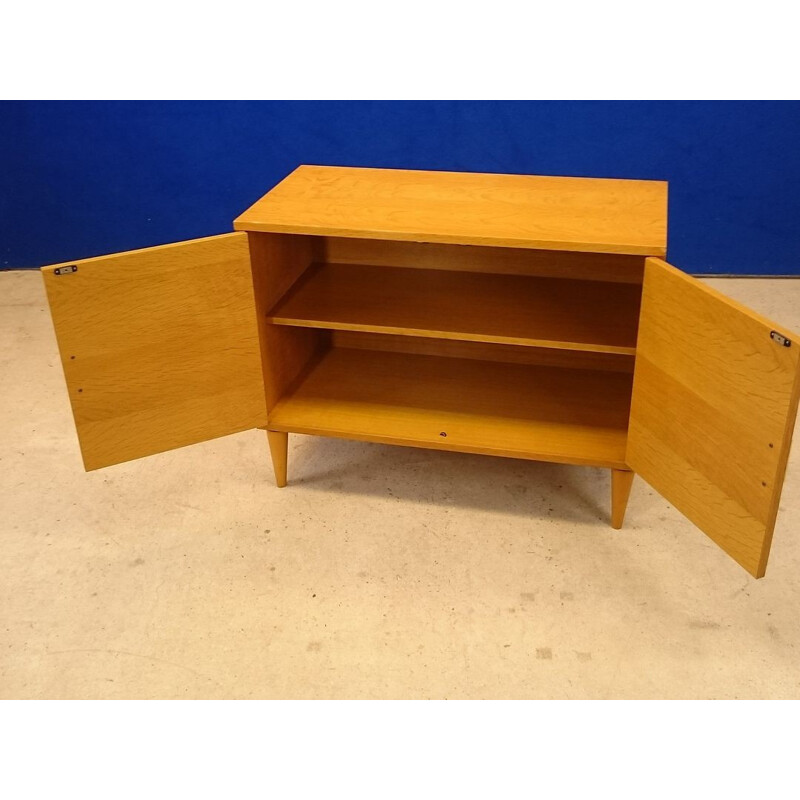 Small sideboard in blond ash - 1950s 