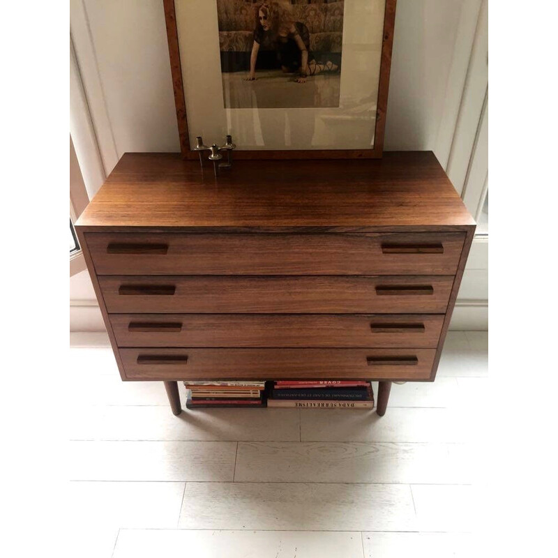 Vintage rosewood chest of drawers by Kai kristiansen for Fm Mobler