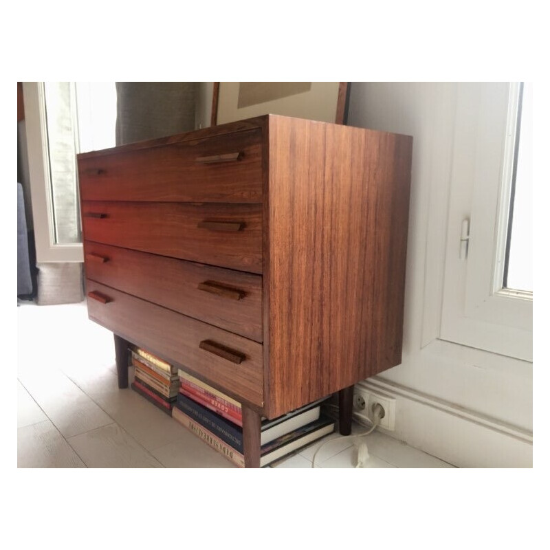 Vintage rosewood chest of drawers by Kai kristiansen for Fm Mobler