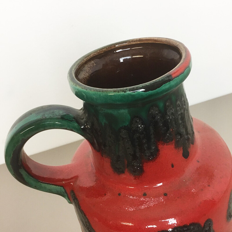 Vase vintage Scheurich en fat lava - 1970